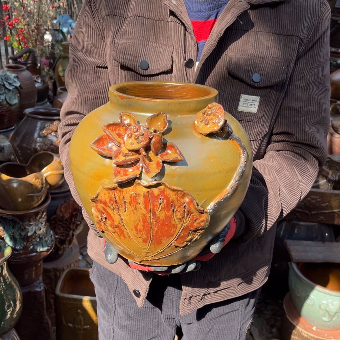 红陶高26口16有孔