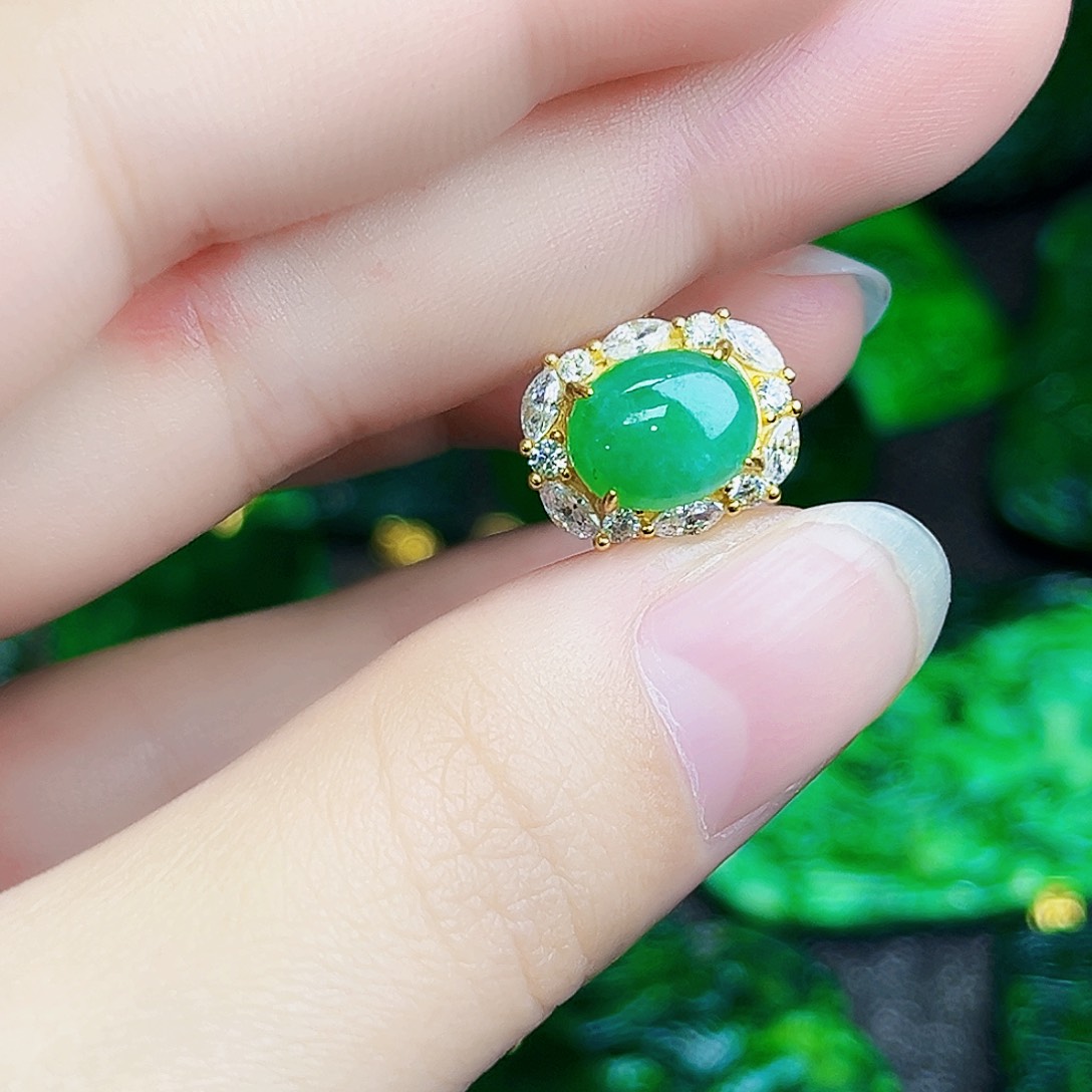 颈饰银S925镶嵌翡翠多样性