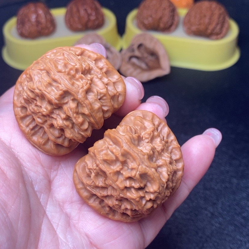 【闪购商品】文玩核桃把件342号白狮子42.5