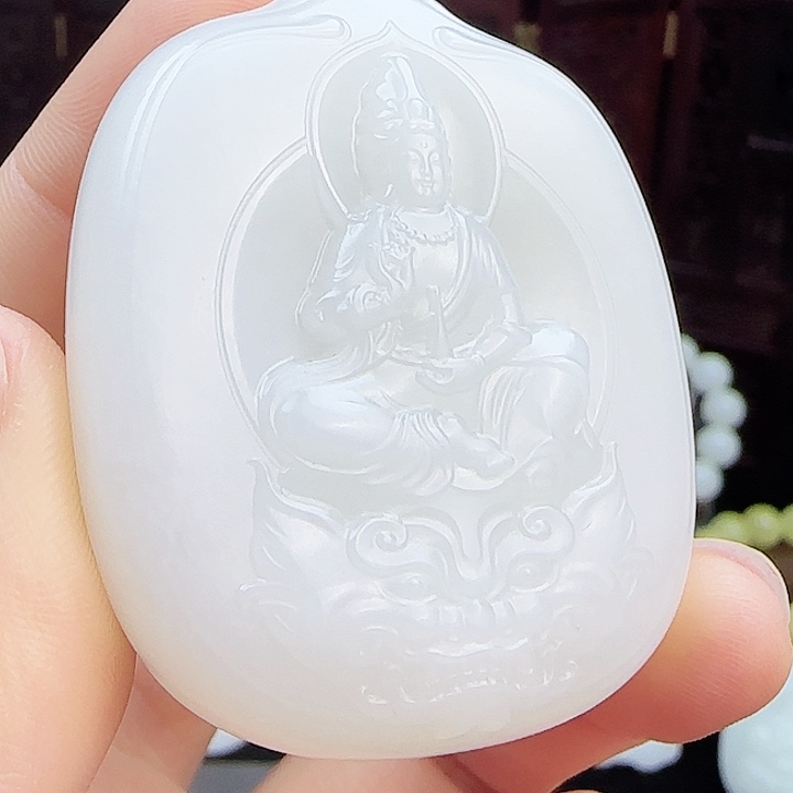 和田玉挂件未镶嵌定制发货