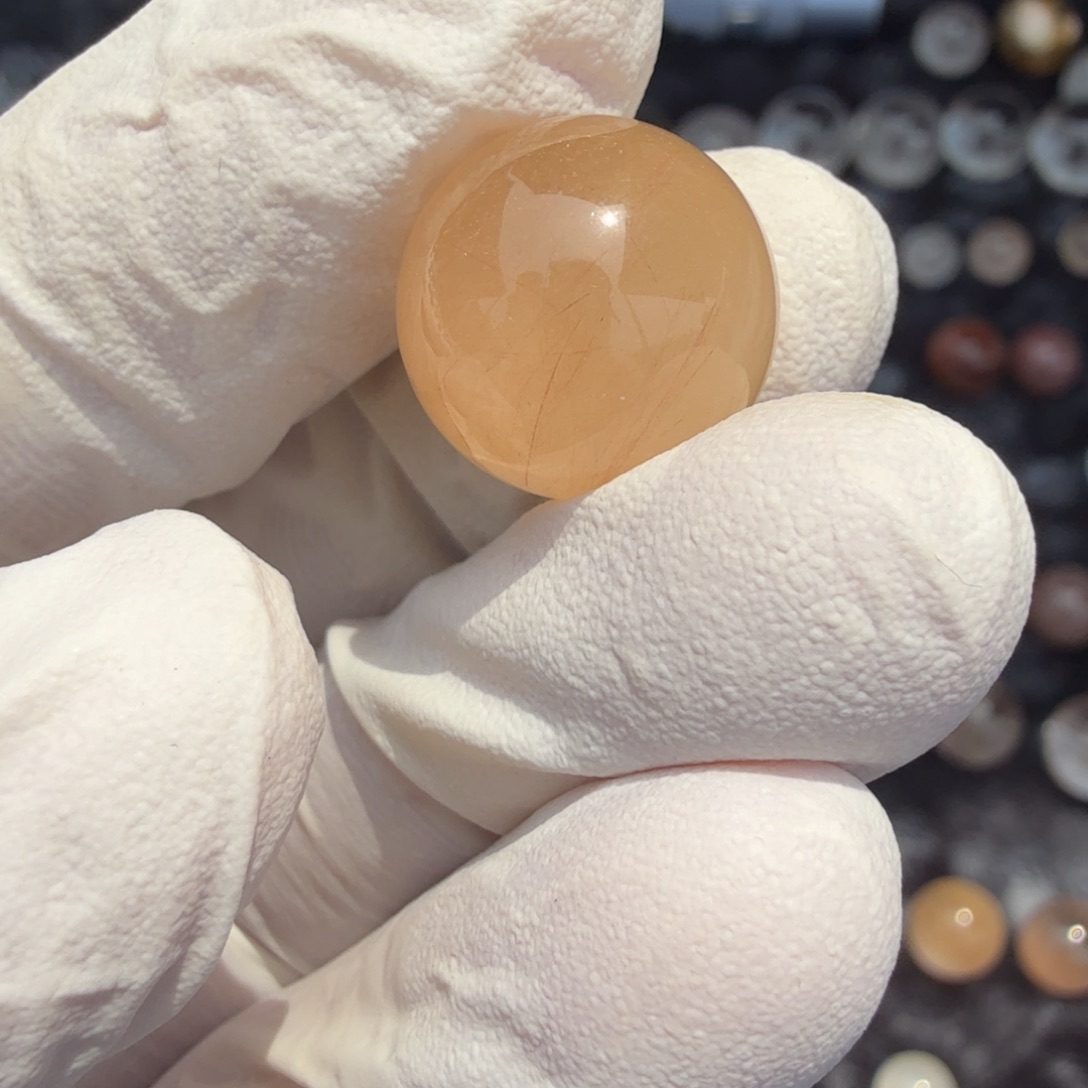 单珠未镶嵌水晶安****?单珠