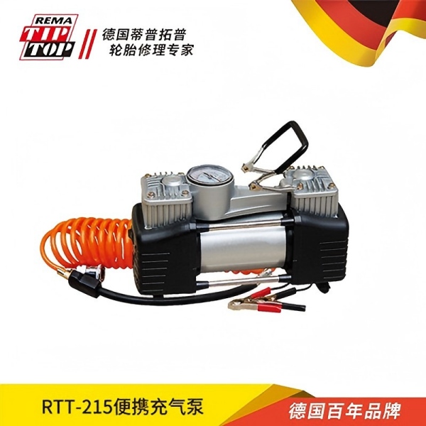 蒂普拓普双缸充气泵汽修汽保轮胎修补 便携式充气泵RTT-215 
