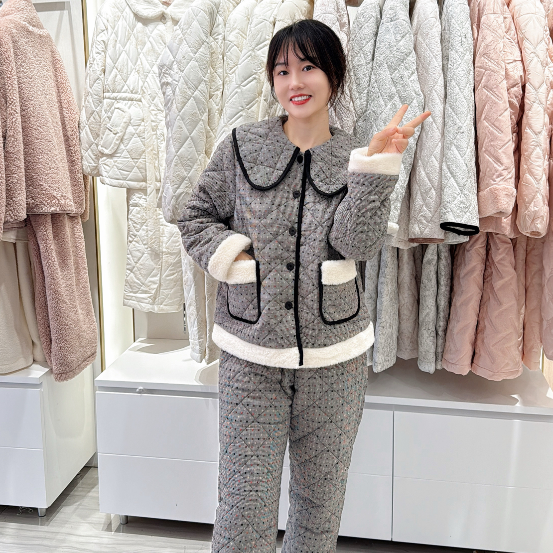 [顺丰包邮]小个子☝️纯棉时尚可外穿轻薄家居服湖南省服2025新品