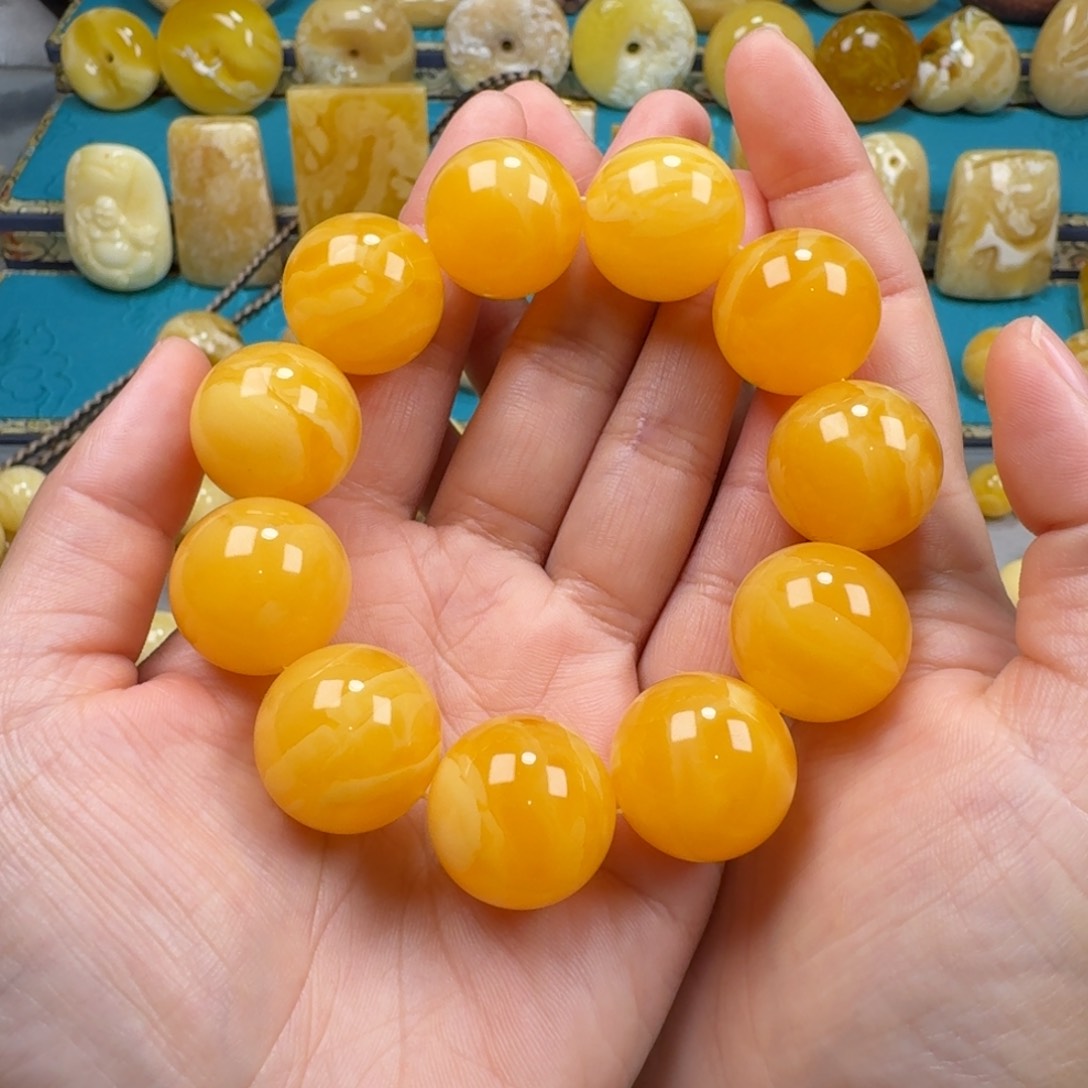 蜜蜡手链未镶嵌蜜蜡