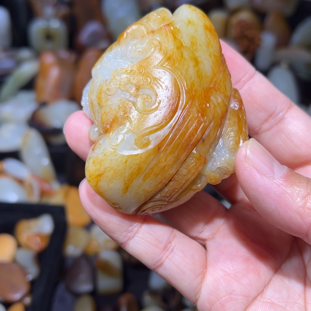 和田玉吊坠(不含链)未镶嵌