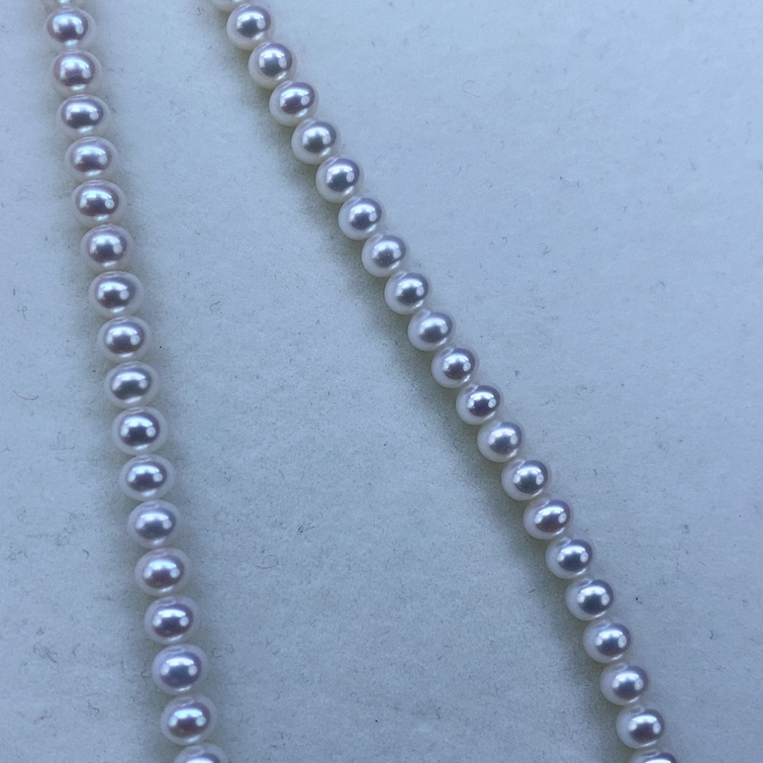 淡水珍珠颈饰银S925镶嵌➕5.6极光炫彩