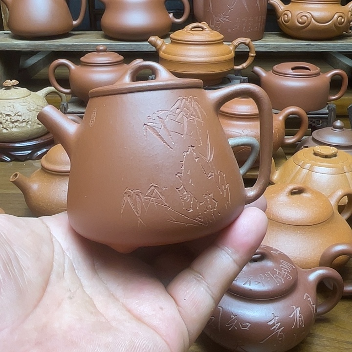 东***g茶壶紫泥宜兴紫砂壶艺术品