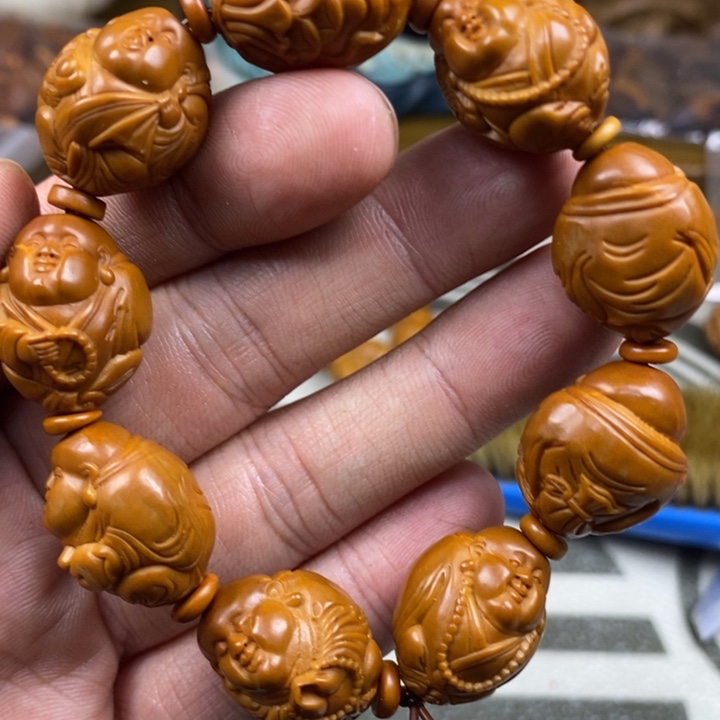 橄榄核手串/手链橄榄核雕工艺手串