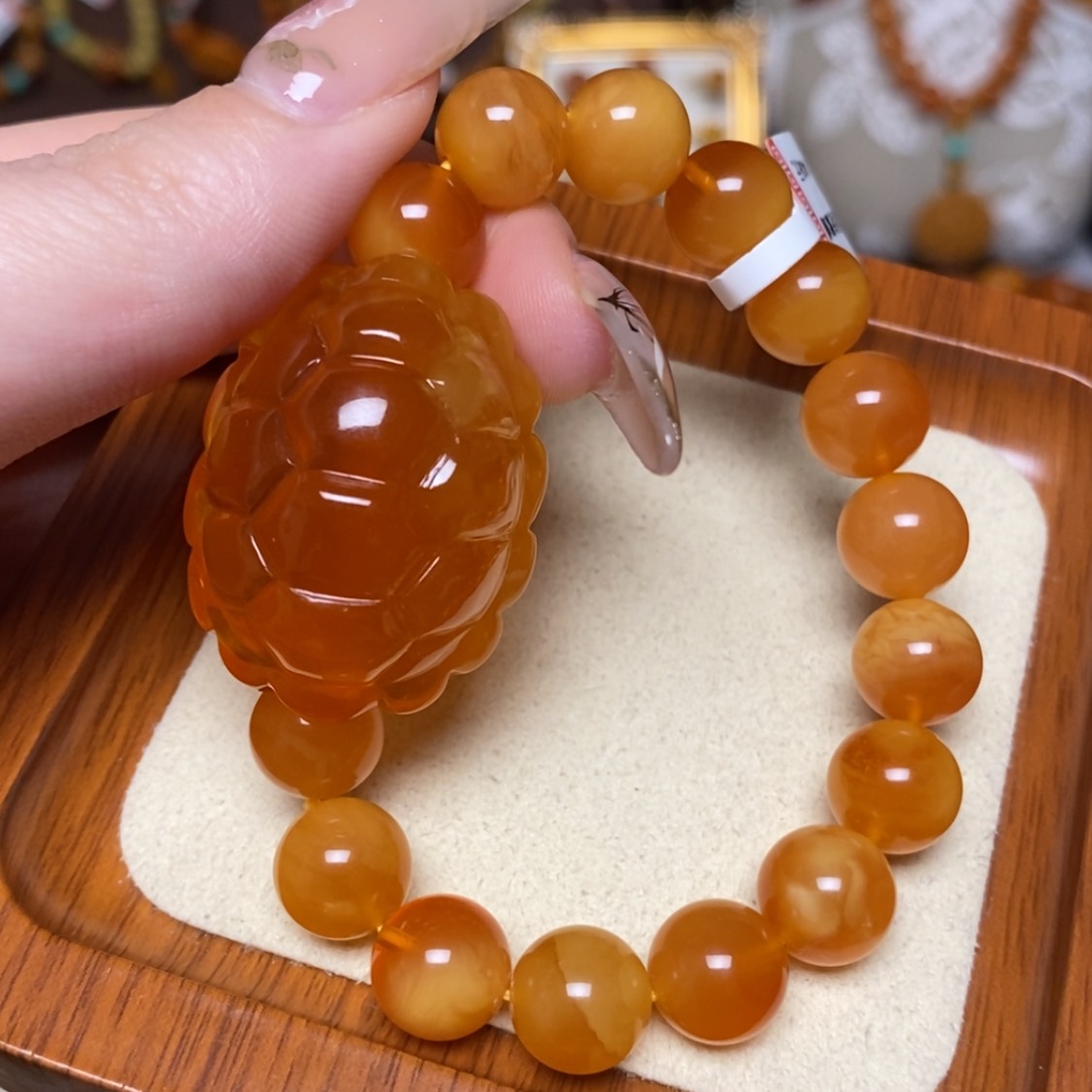 【闪购商品】蜜蜡颈饰未镶嵌手串