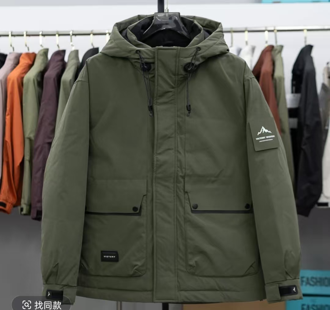 5816  秋冬季2025男士加厚外套夹克