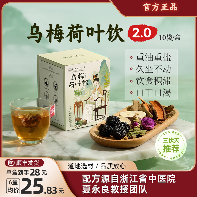 【向太专属】乌梅汤2.0酸梅汤乌梅荷叶三伏天养生茶官方