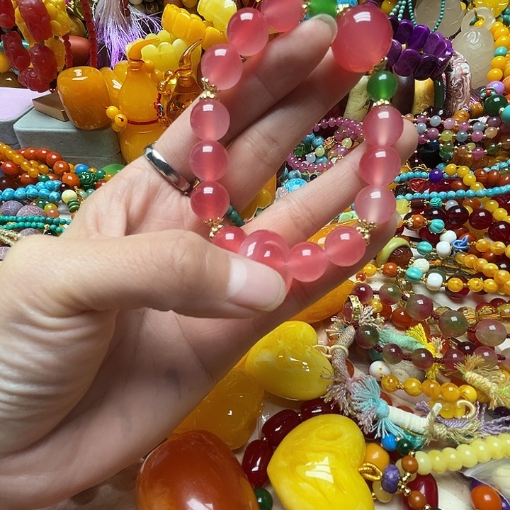 树脂制品588海云母12m手链