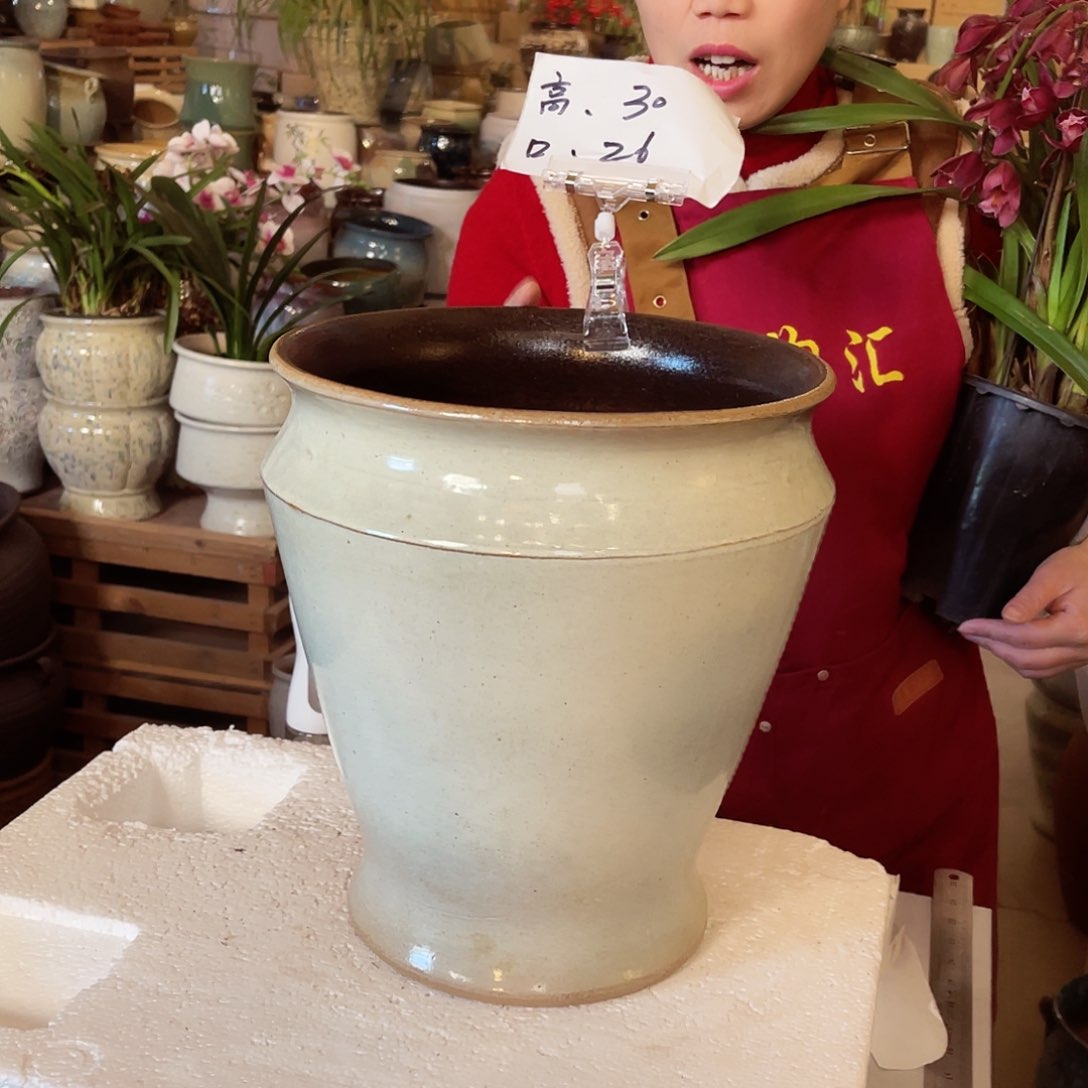 紫砂花盆高度30口径26