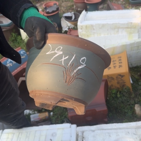 红陶紫砂花盆盆景盆栽