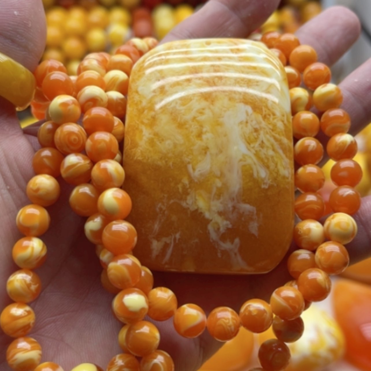 【闪购商品】蜜蜡颈饰未镶嵌蜜蜡项链无事牌