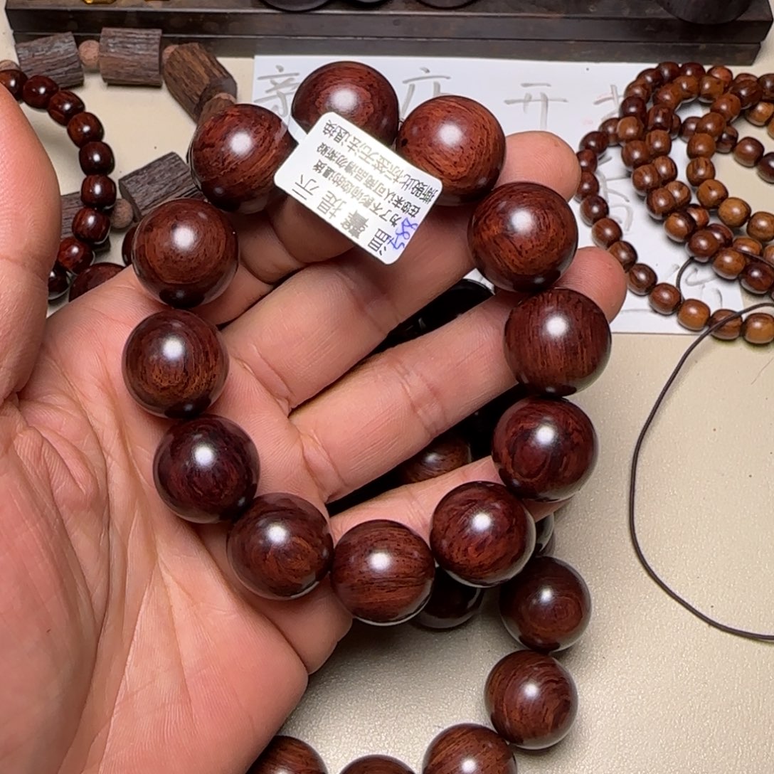 降真香其他海南红降2.0圆珠手串