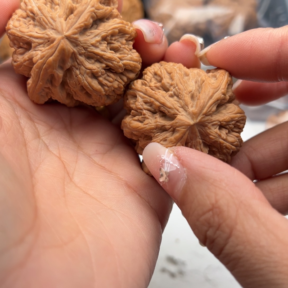 文玩核桃把件粗筋42