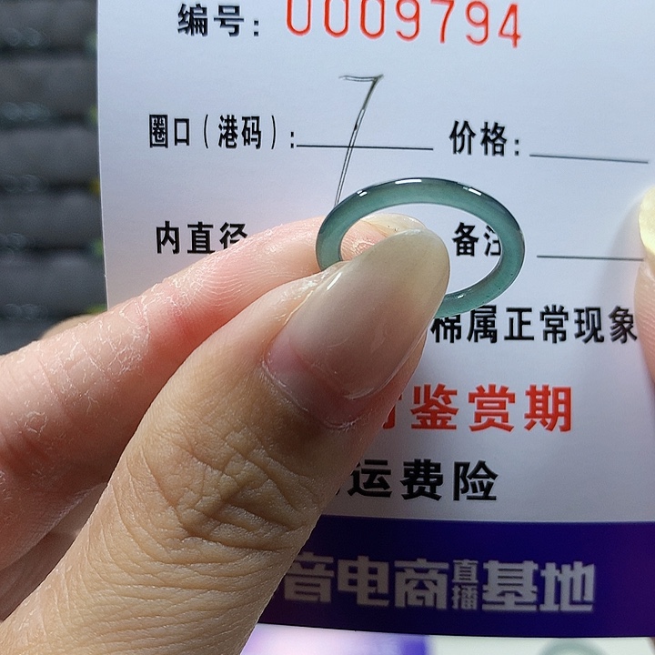 翡翠未镶嵌戒圈wp9794