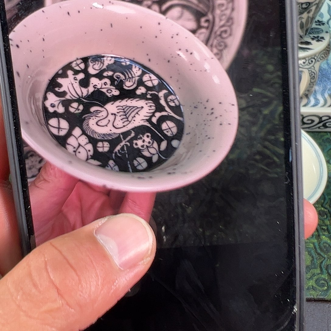 凝***月陶景德镇手工手绘陶瓷