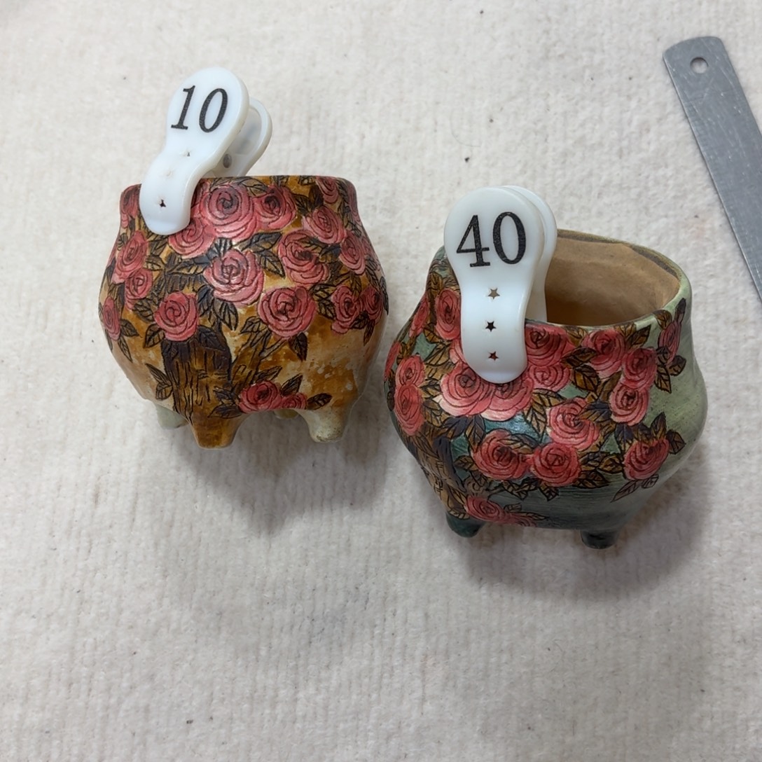 金***夜紫砂花盆陶瓷多肉花盆精品