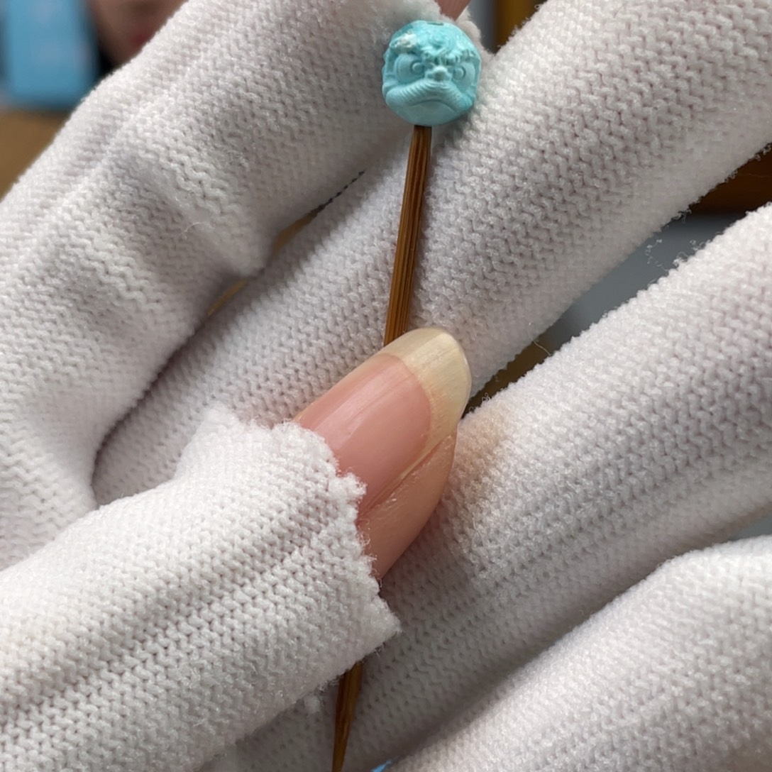 绿松石未镶嵌挂件