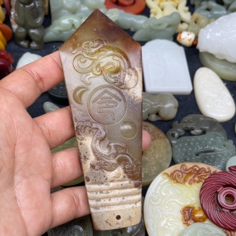 蛇纹石玉颈饰未镶嵌26