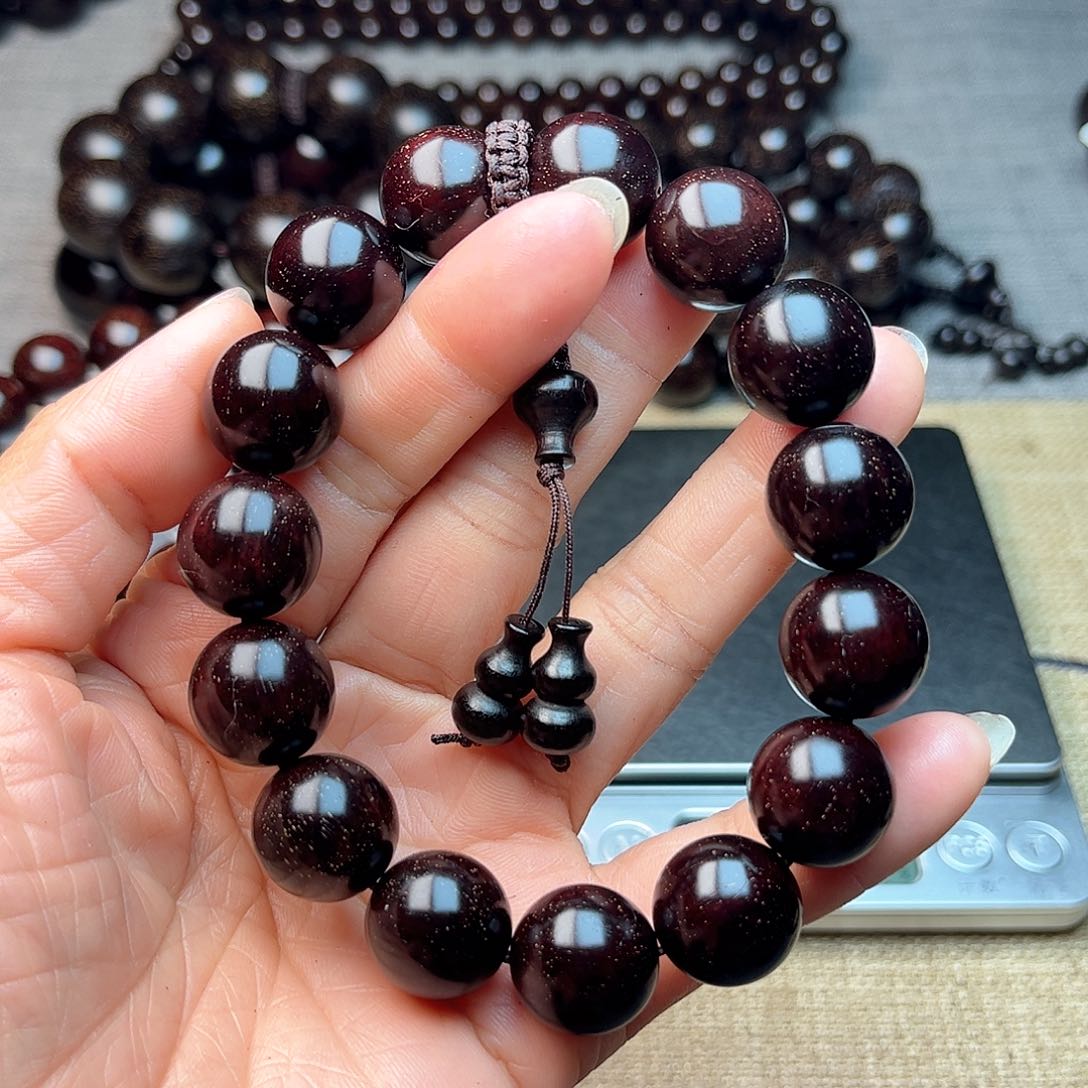 檀香紫檀（小叶紫檀）1.5 15颗 多星