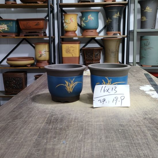 紫砂花盆库存尾货清仓