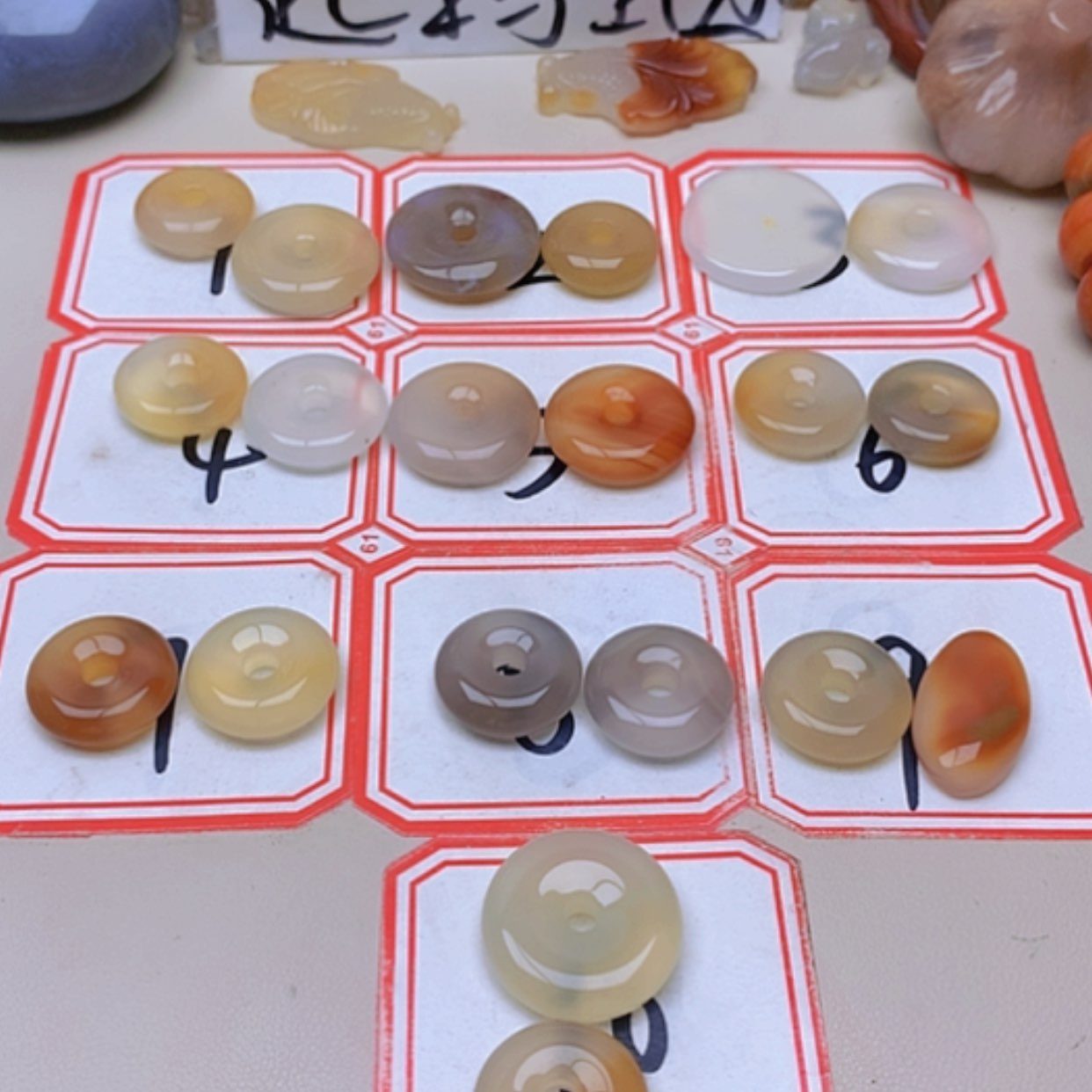【闪购商品】未镶嵌玛瑙/玉髓珠宝半成品泽***0