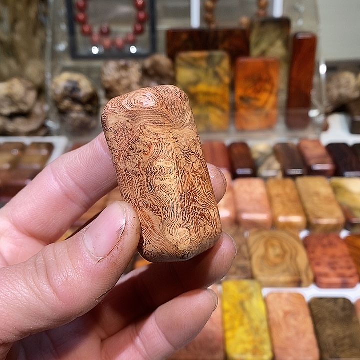 老***者香榧木木质哈把玩件588888