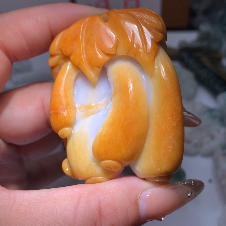 翡翠未镶嵌颈饰保真天然A货翡翠