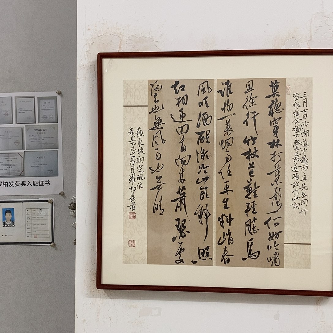 书法罗柏发老师的作品