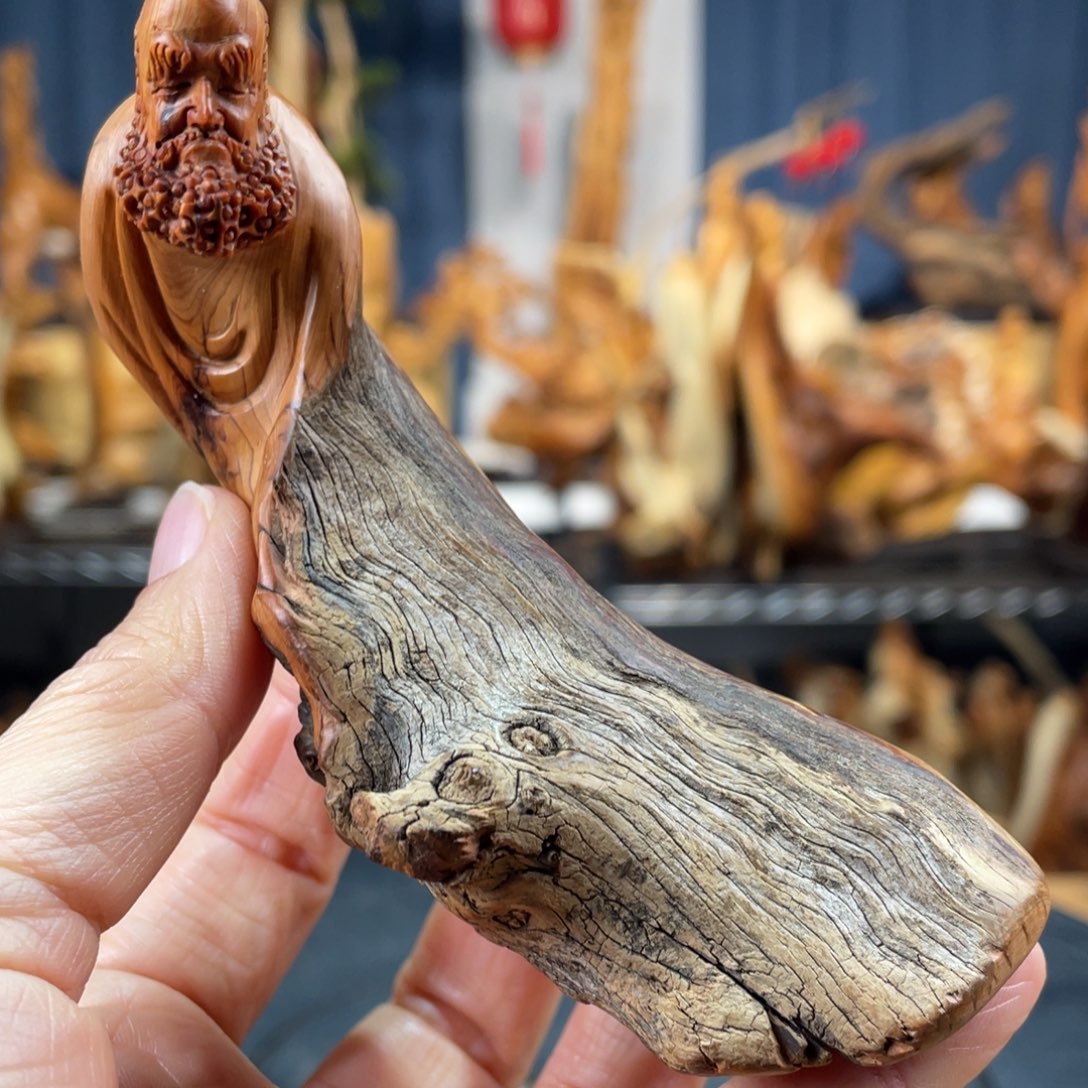 柏木（崖柏）手把件