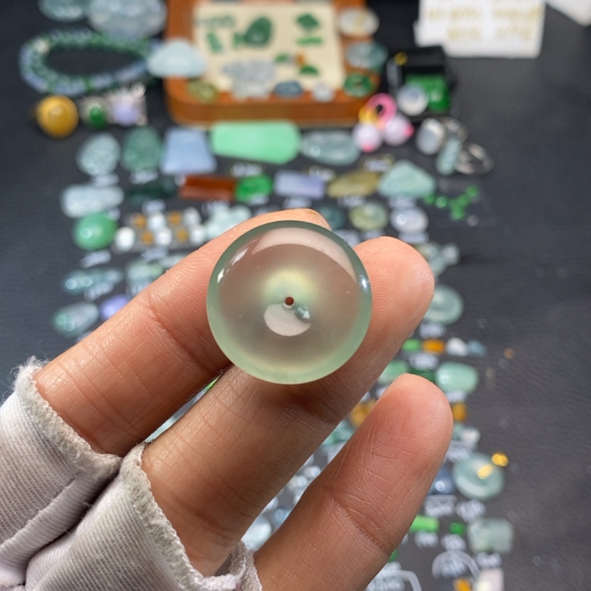 【闪购商品】翡翠挂件未镶嵌扣子