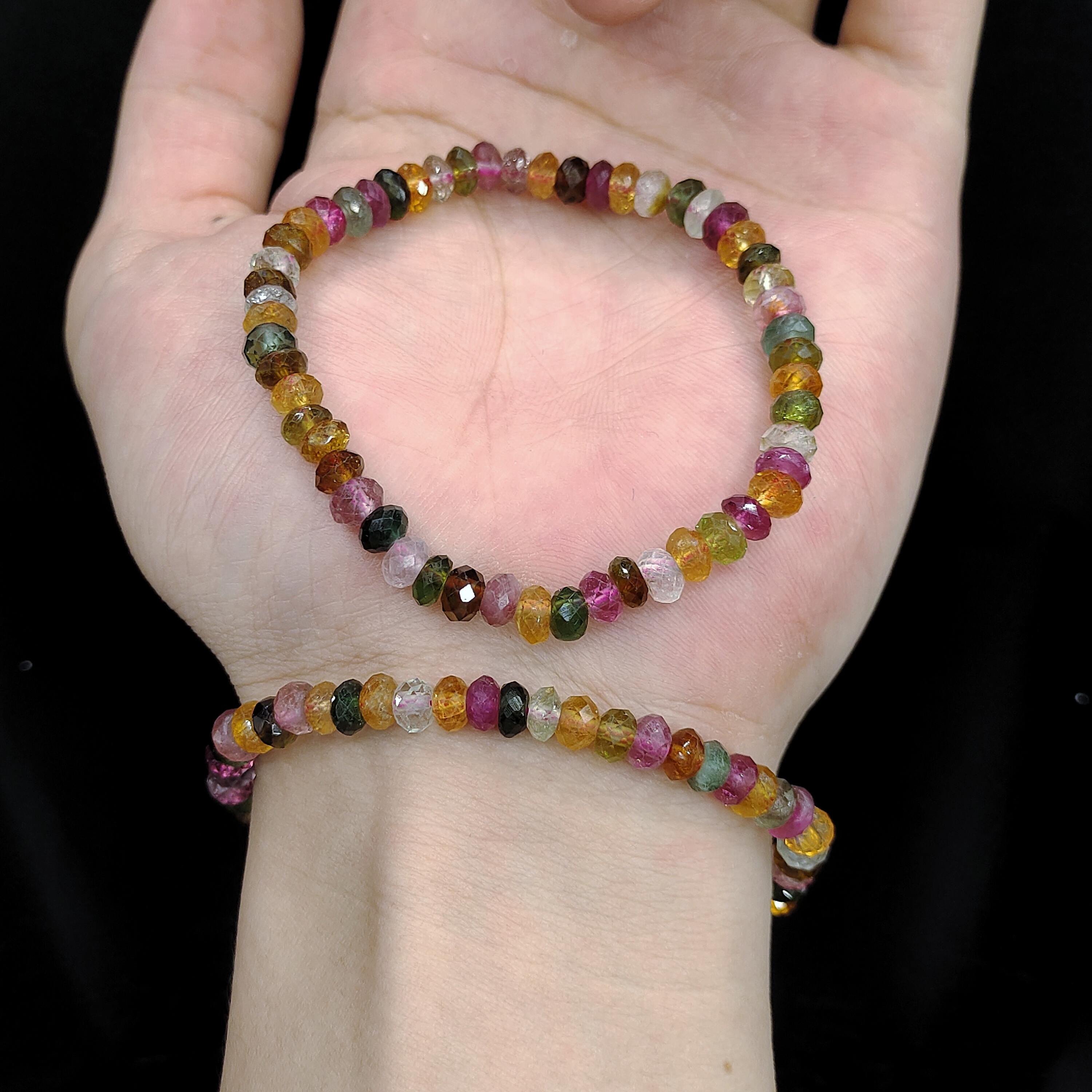 【老三珠宝】碧玺单圈手串Y5【多样性发其一】约5mm+