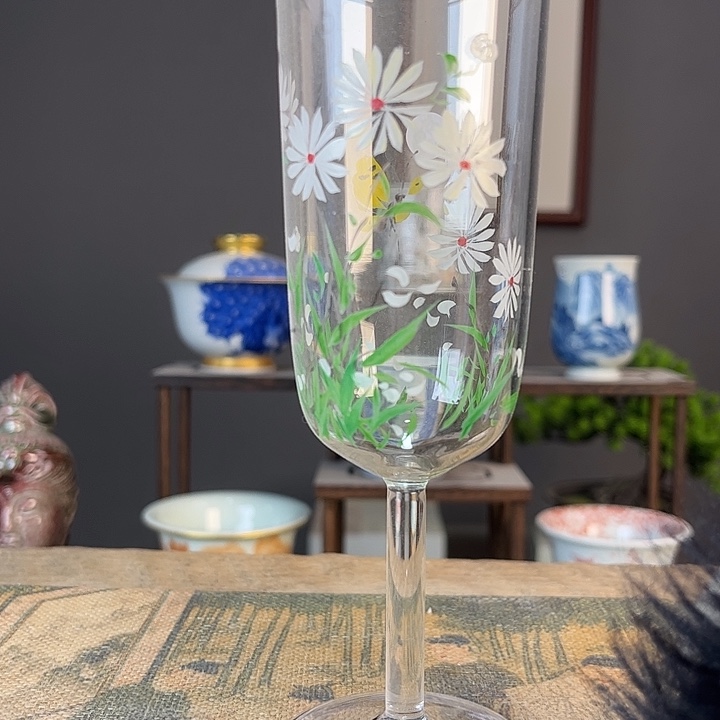 摆件景德柴烧茶杯多人