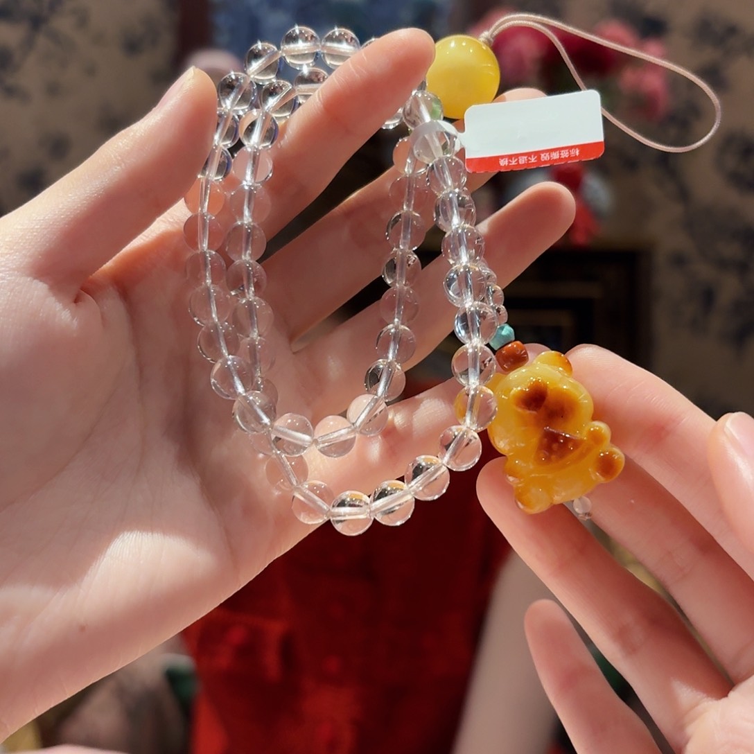 水晶车挂未镶嵌挂件