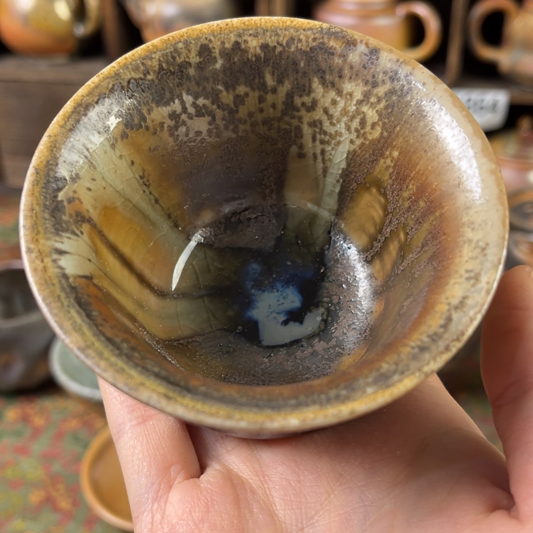 杯柴烧茶器主人杯杯