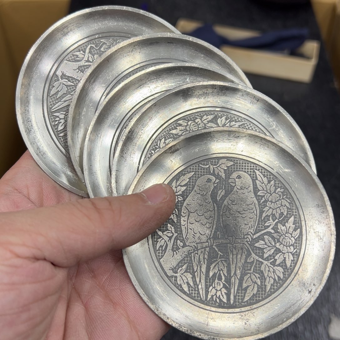 锡日本中古工艺品摆件