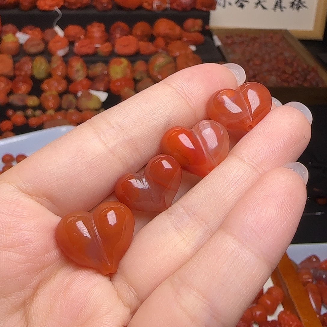 南红玛瑙未镶嵌吊坠(不含链)