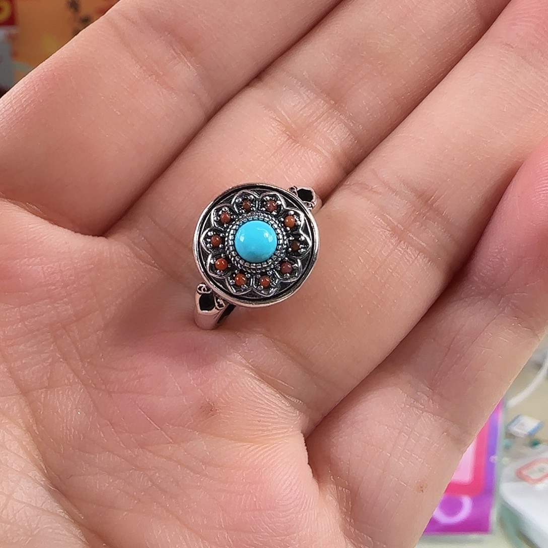 绿松石银S925镶嵌珠宝奇石