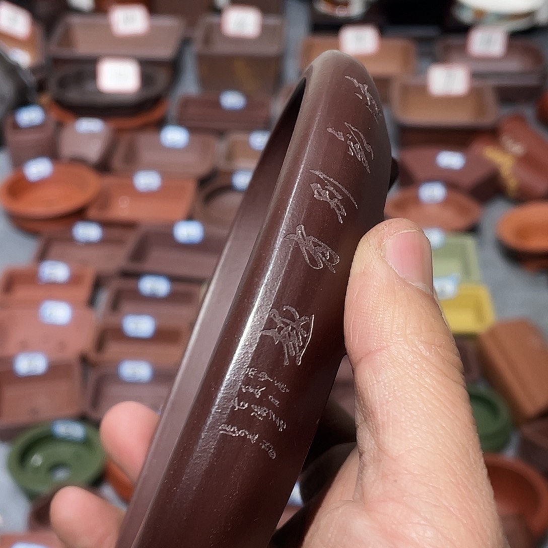 紫砂紫砂小盆12*9*1.5