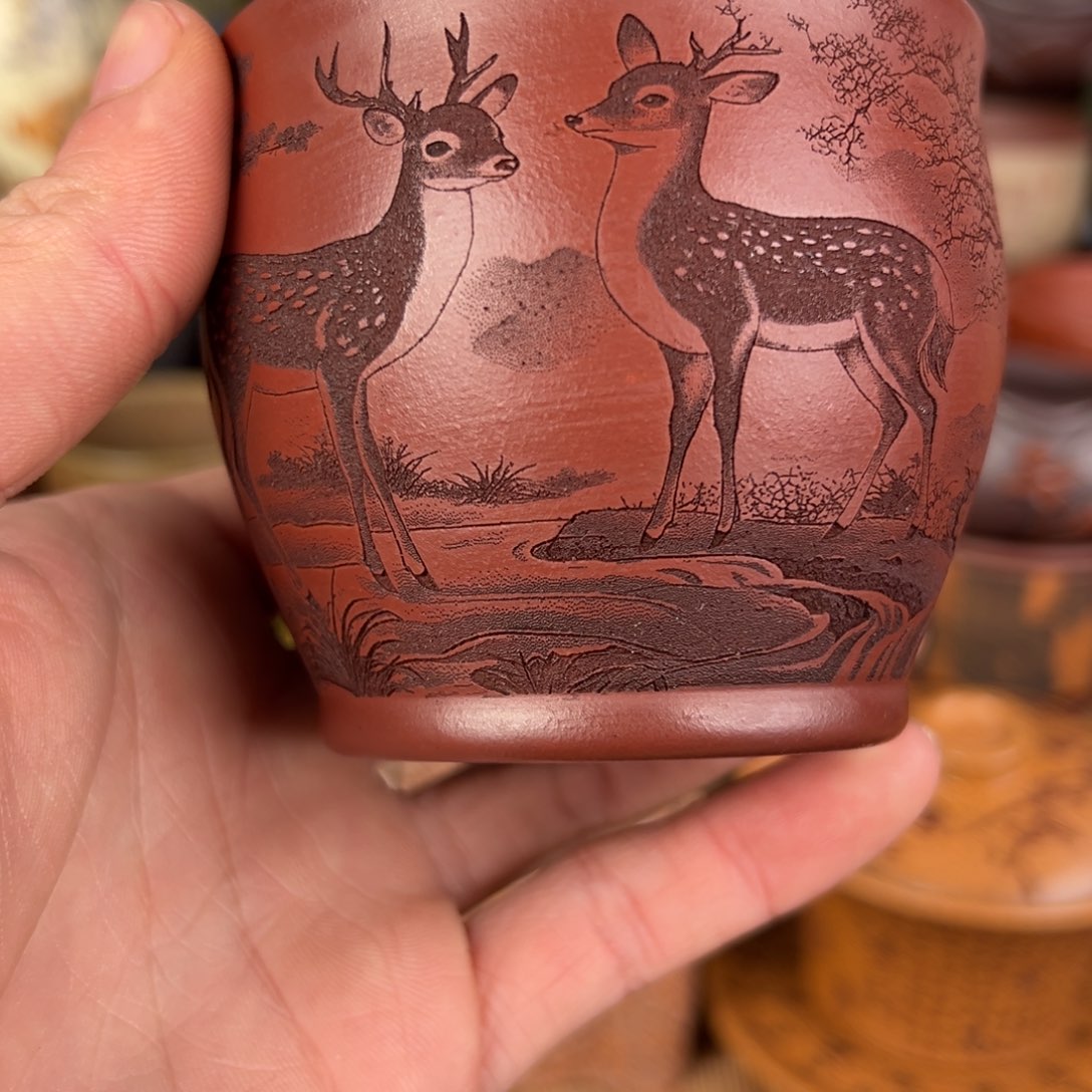 紫砂茶杯紫砂茶杯