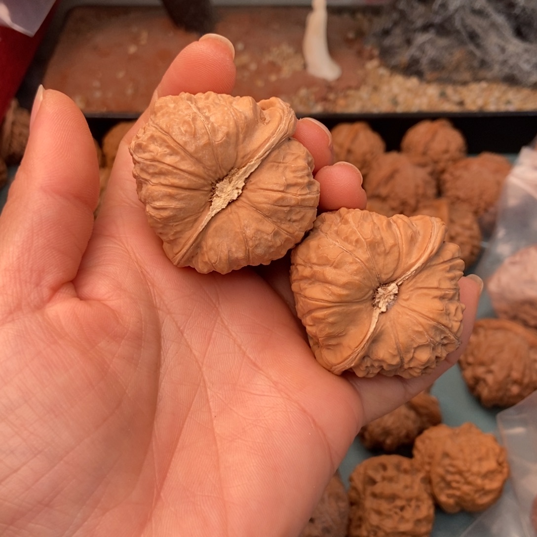 蒙***尔文玩核桃吊坠南瓜34