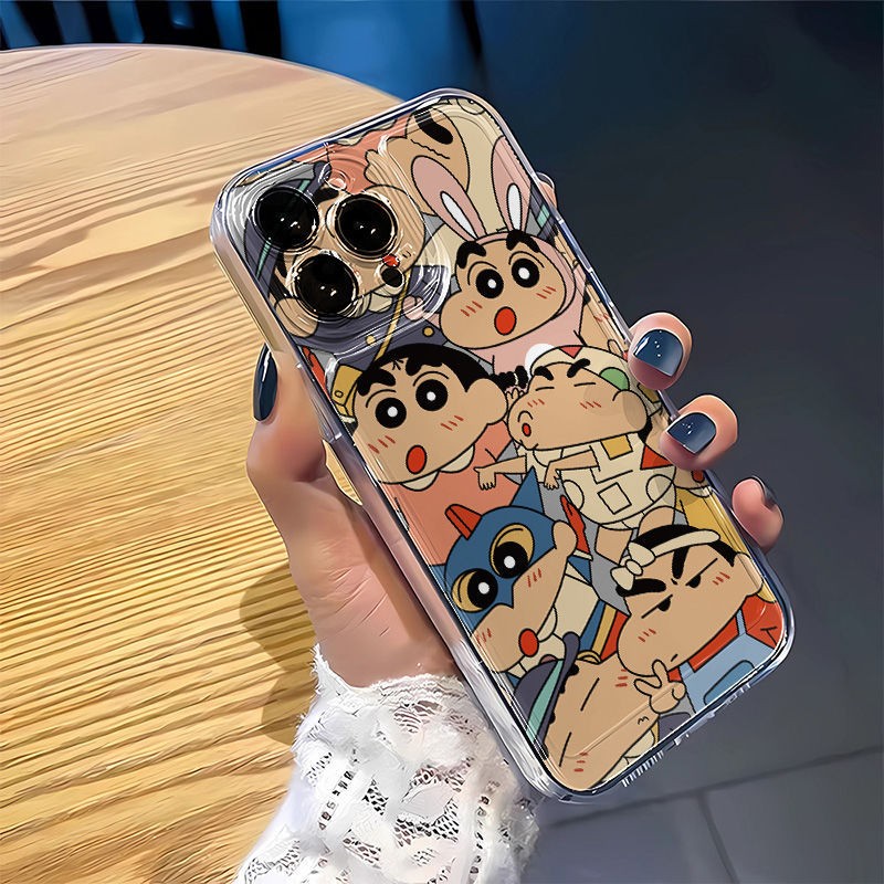 超人卡通小新适用iPhone15/14/13手机壳12promax软16女xs苹果11xr