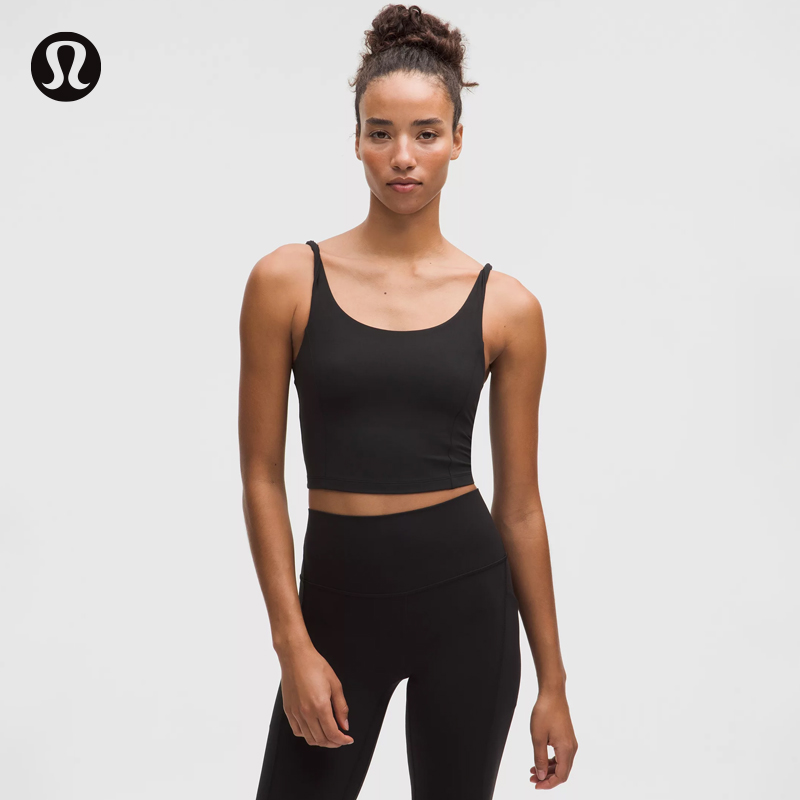 Align™ 女士扭结肩带短款运动背心 芯吸丨lululemon丨LW1FU2S