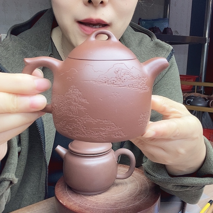 白***人紫砂茶壶紫砂壶手工