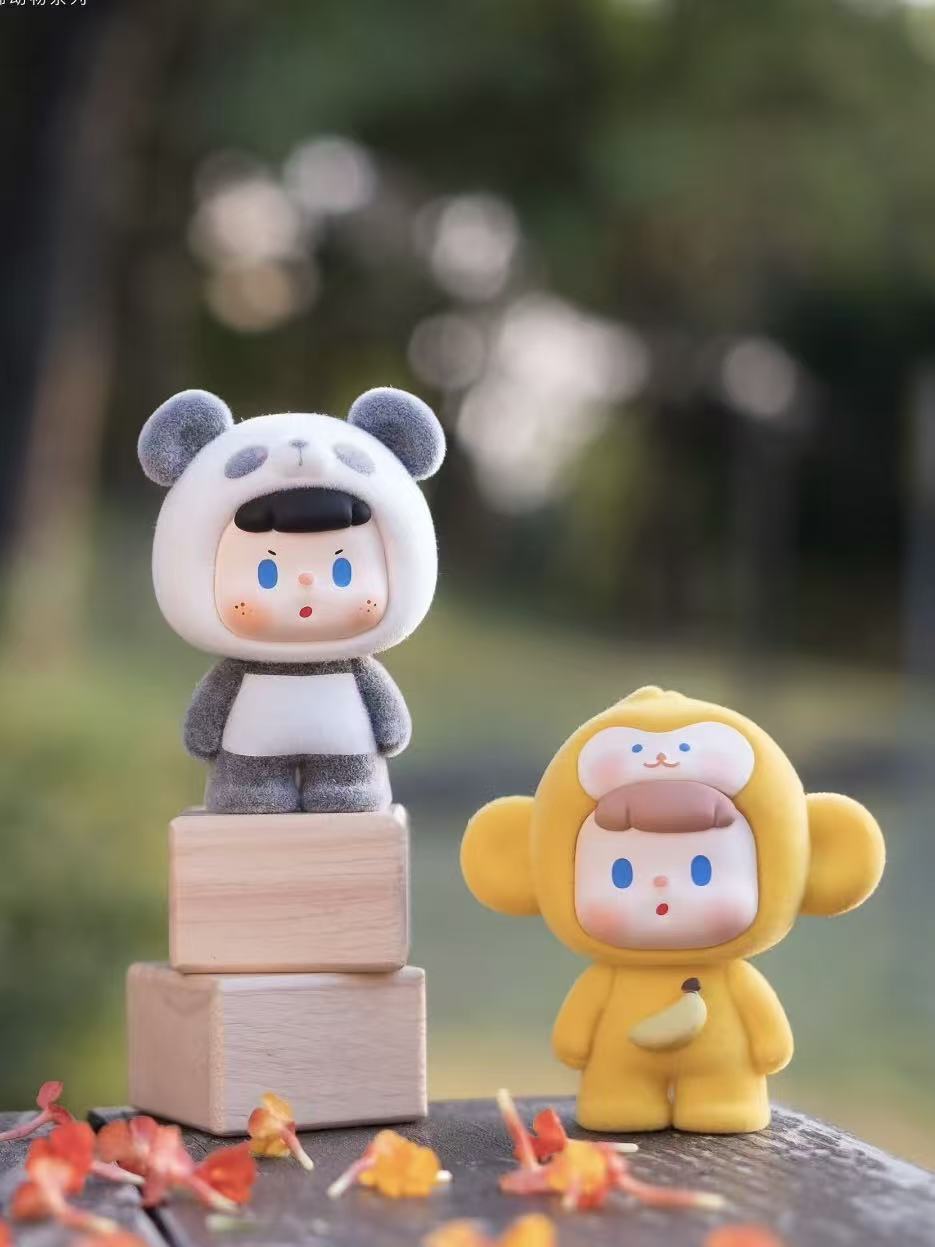 不二珍稀动物盲盒潮玩植绒卡通惊喜