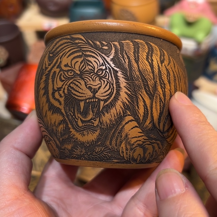 紫砂茶杯宜兴紫砂主人杯