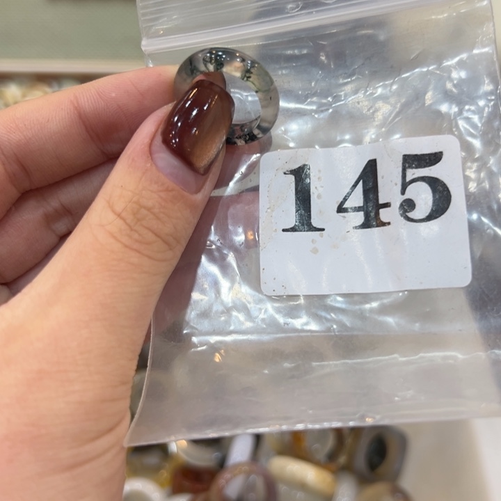 玛瑙/玉髓合金戒指145港8